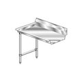 Aero Deluxe SS NSF Clean Straight w/ Left Drainboard - 60 x 30 3CD-L-60